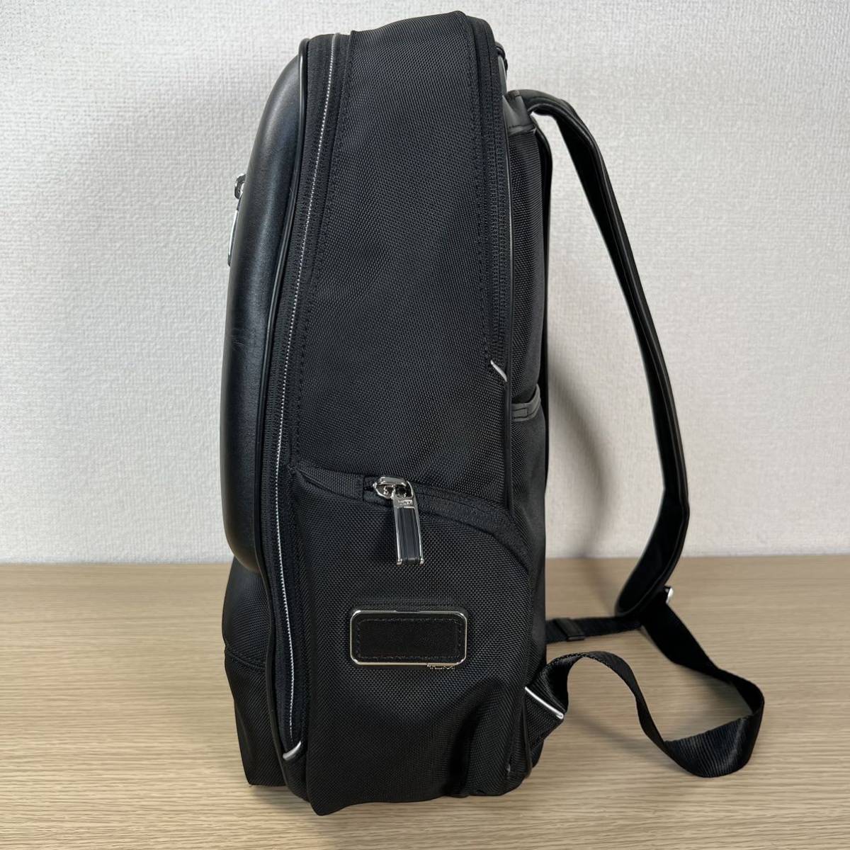 1円〜 美品 TUMI トゥミ バックパック リュック レザー/ナイロン 