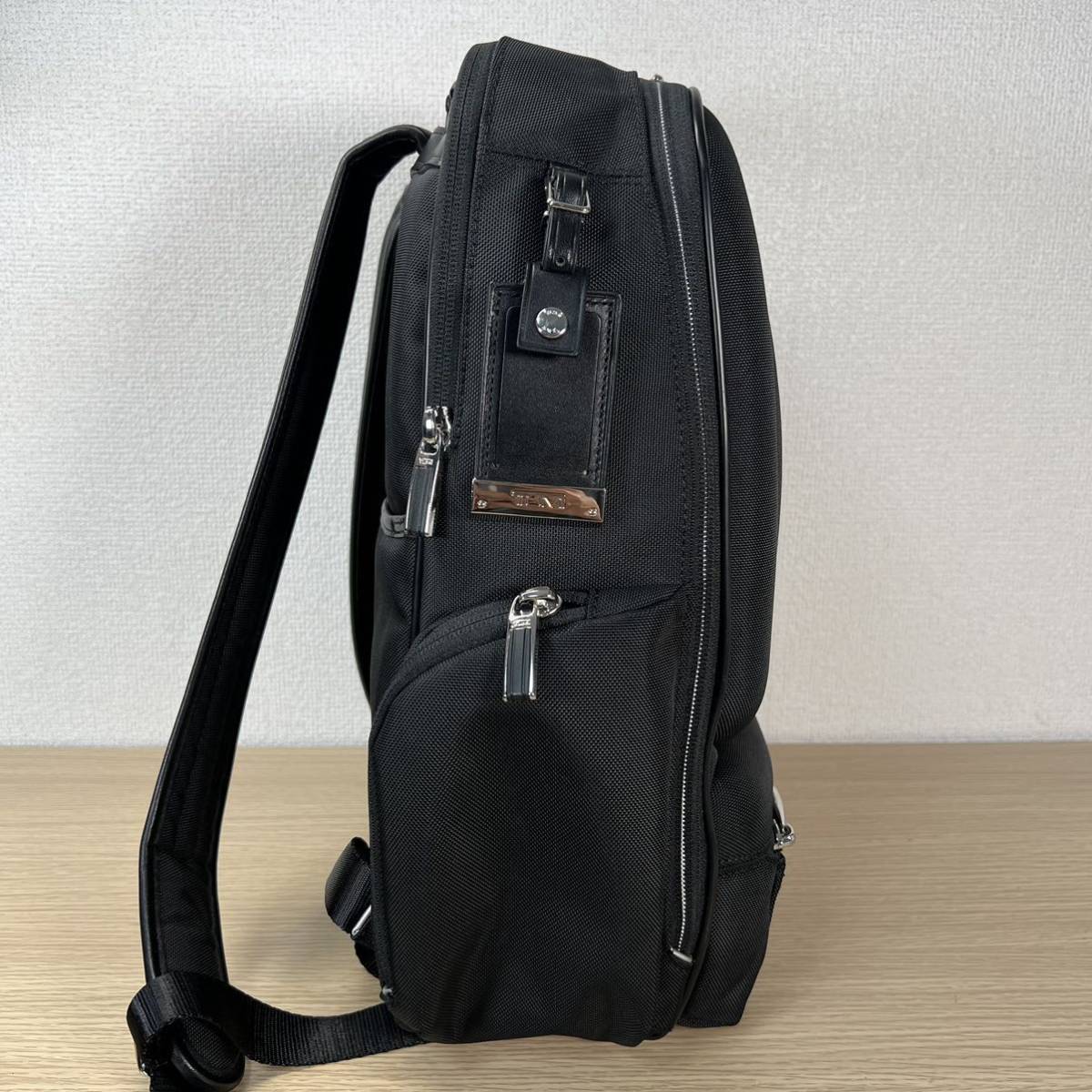 1円〜 美品 TUMI トゥミ バックパック リュック レザー/ナイロン 