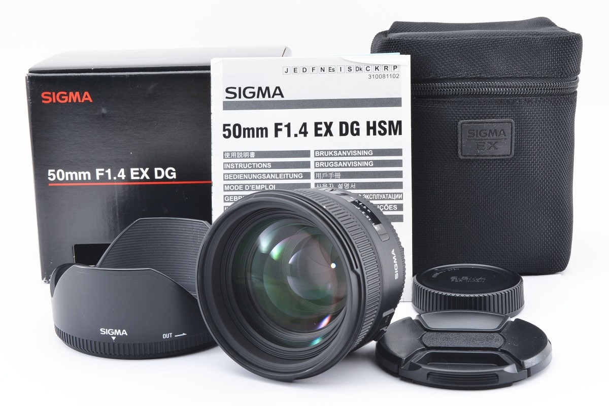 50mm DG Sigma (FX) ⁄ mm Sigma EX DG 50mm F/1.4 HSM Nikon Fマウント