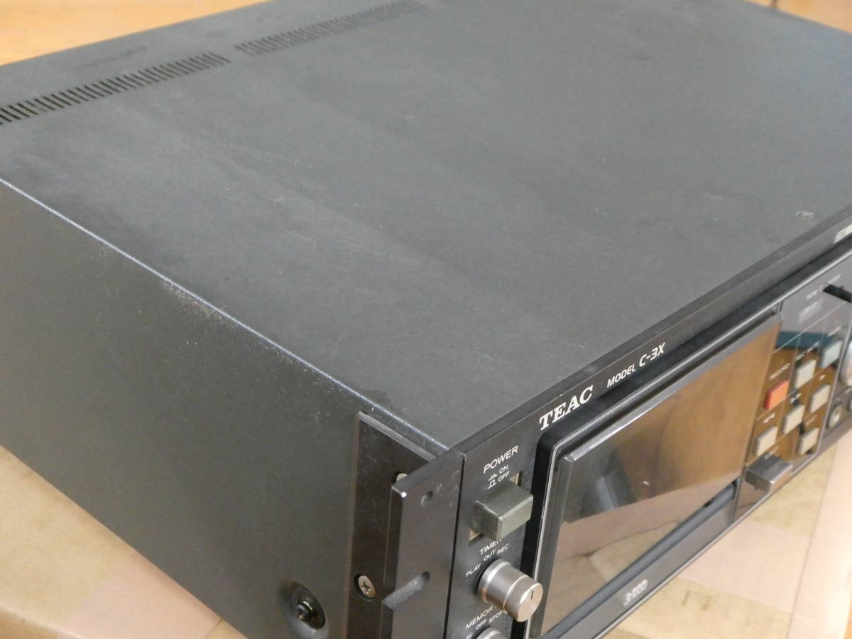 TEAC C-3X ティアックカセットデッキ ジャンク | PIOUSTEC.COM