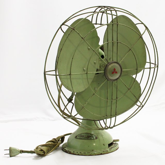 【HOT，安い】 レトロ品 アンティーク扇風機 三菱製 エレクトリックファン 無 インテリア 西(扇風機)｜売買されたオークション情報、yahooの商品情報をアーカイブ公開 - オークファン 扇風機