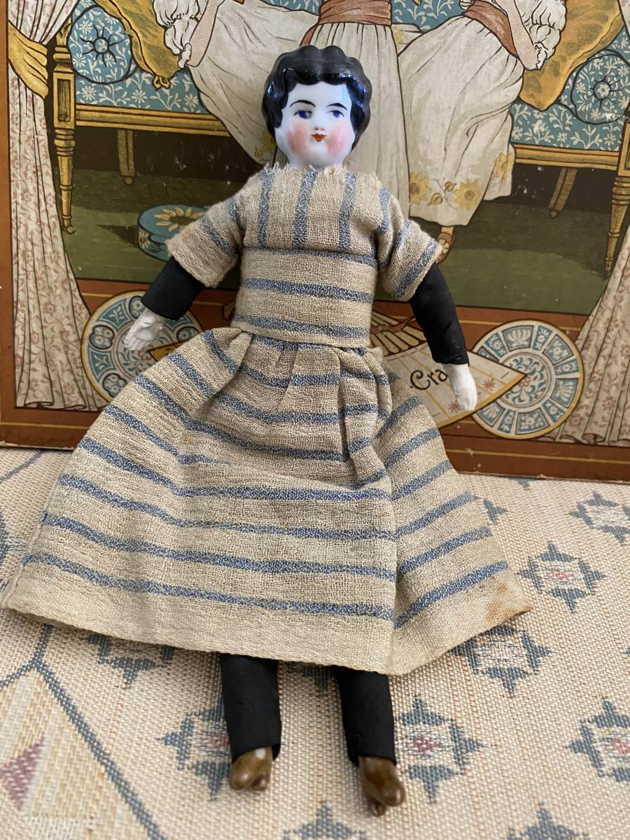 アンティークビスクドール モリムラドール ノリタケ オールドノリタケ】モリムラ・ドール H46cm アンティーク ビスクドール