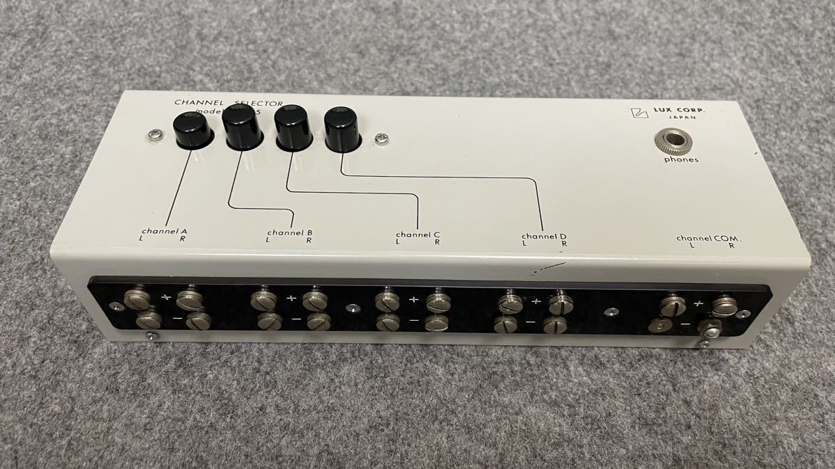 LUX CORP. CHANNEL SELECTOR AS-5 本体 LUX CHANNEL SELECTOR ラックスマン チャンネルセレクター LUXMAN