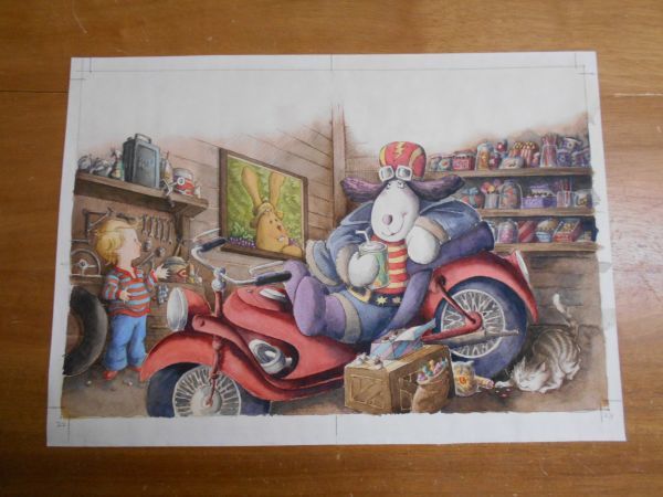 【HOT，SALE】 エロール ル カイン ぼくのいもうとみなかった 原画 Errol Le Cain 6(絵画)｜売買されたオークション情報、yahooの商品情報をアーカイブ公開 - オークファン その他