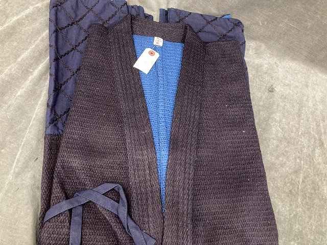 09-A04 ◎I 剣道着 武道着 稽古 部活 スポーツ 習い事 紺 4L 藍染　未使用品