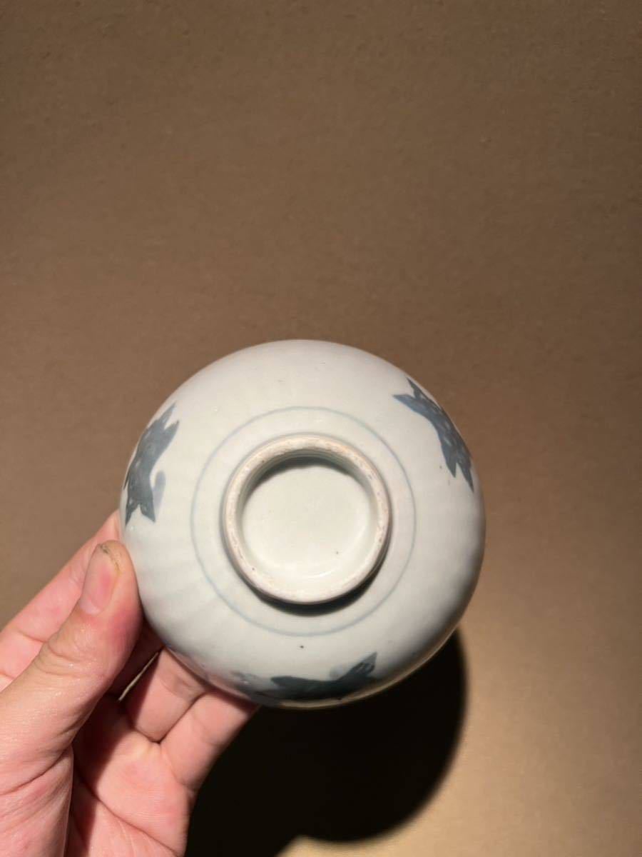 コンニャク印判 盃 】.. 李朝 古伊万里 古唐津 志野 織部 蕎麦猪口