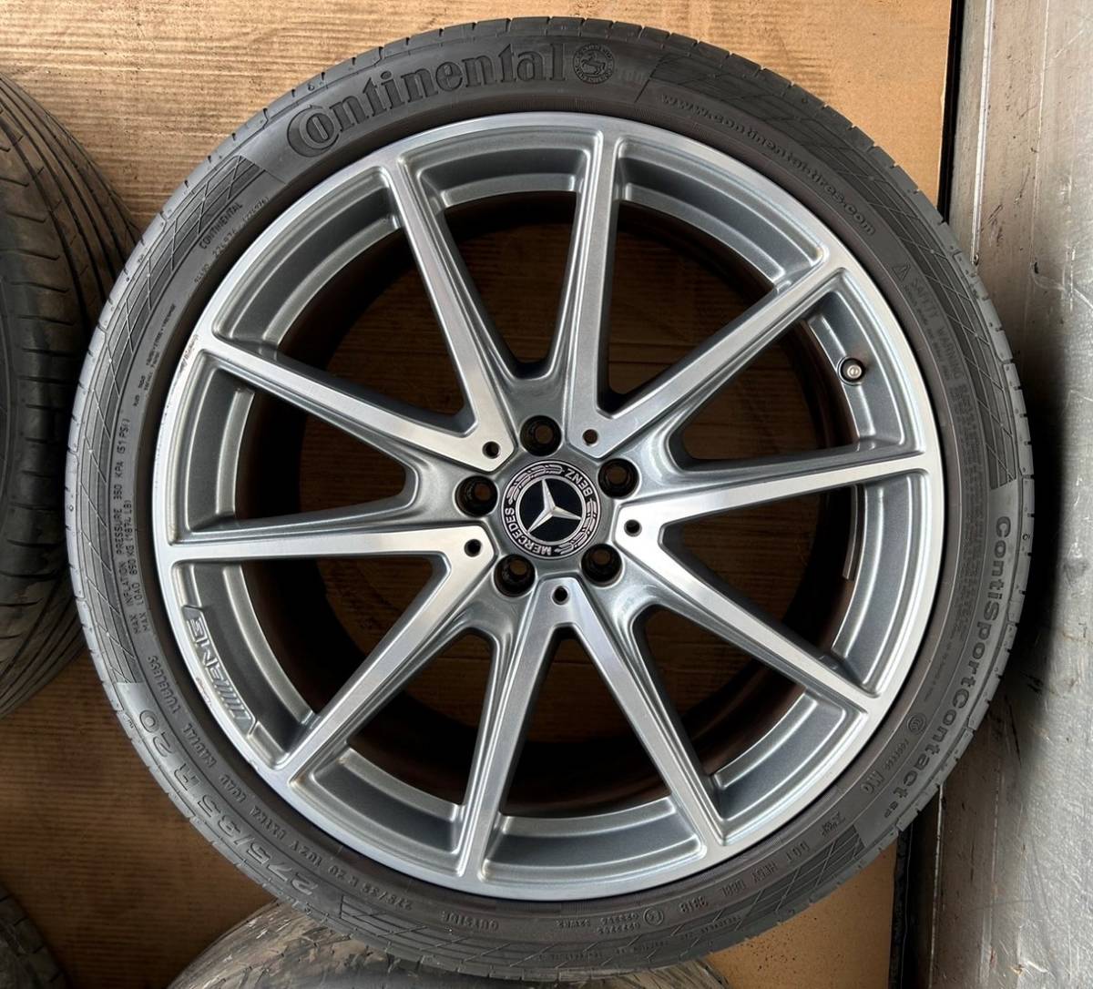 w222 ベンツsクラス18インチ純正ホイールPirelli 冬用タイヤセット