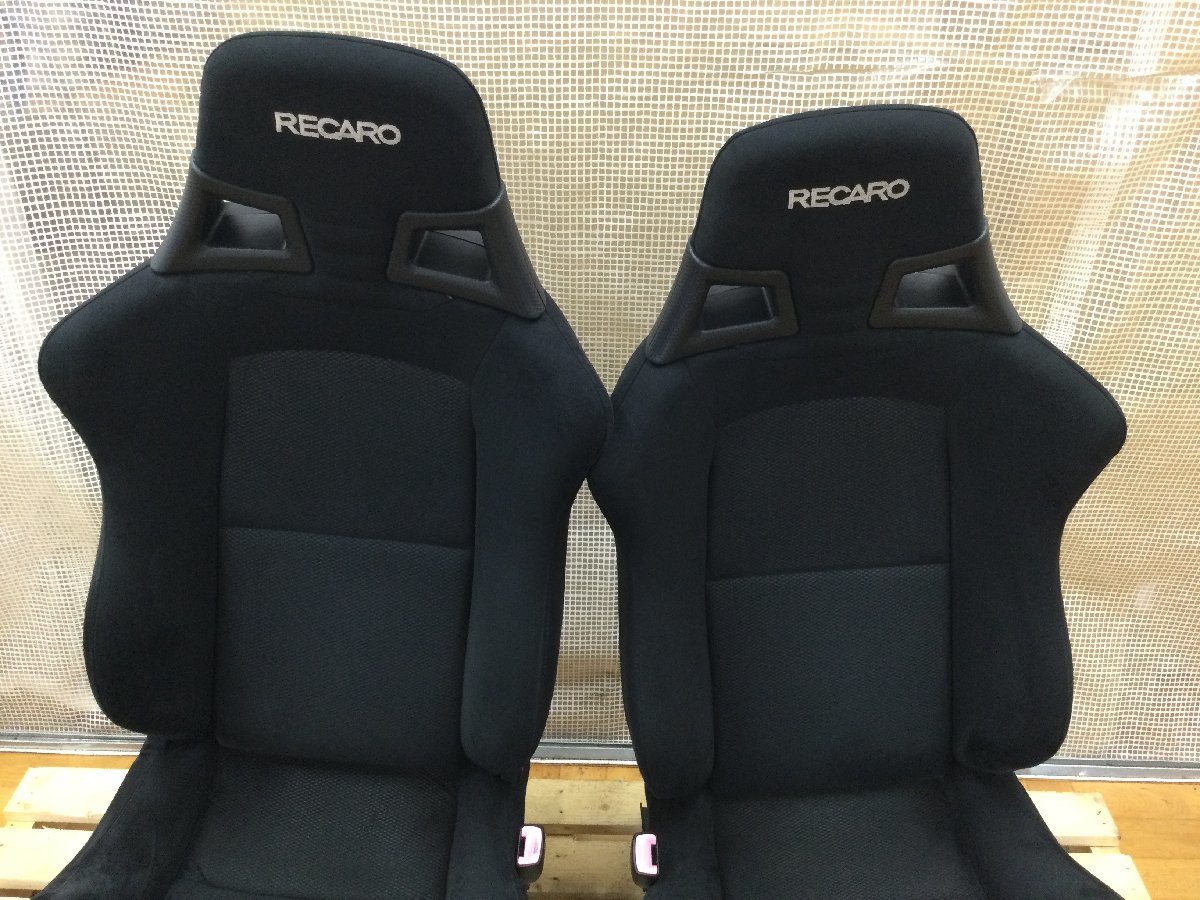 1円スタート！三菱 CZ4A ランサー エボ10 純正 RECARO レカロ 運転席 