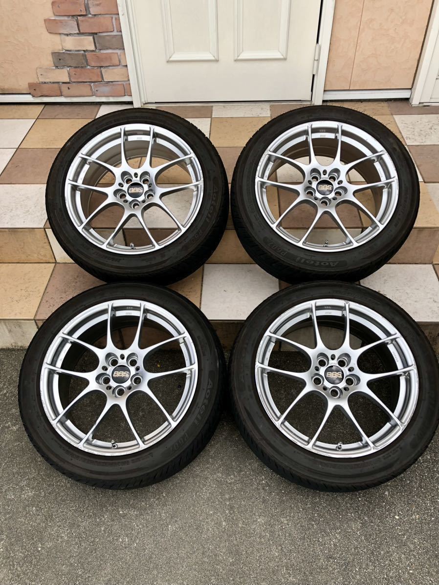 ☆即決☆BBS RF504 ダイヤモンドシルバー 17インチ 7.5J +48 5H PCD100