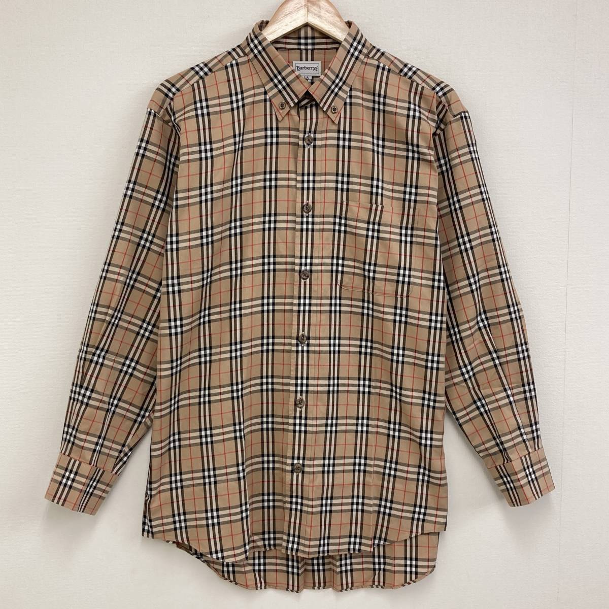 BURBERRYS ノバチェック 長袖シャツ メンズ Lサイズ BURBERRY 