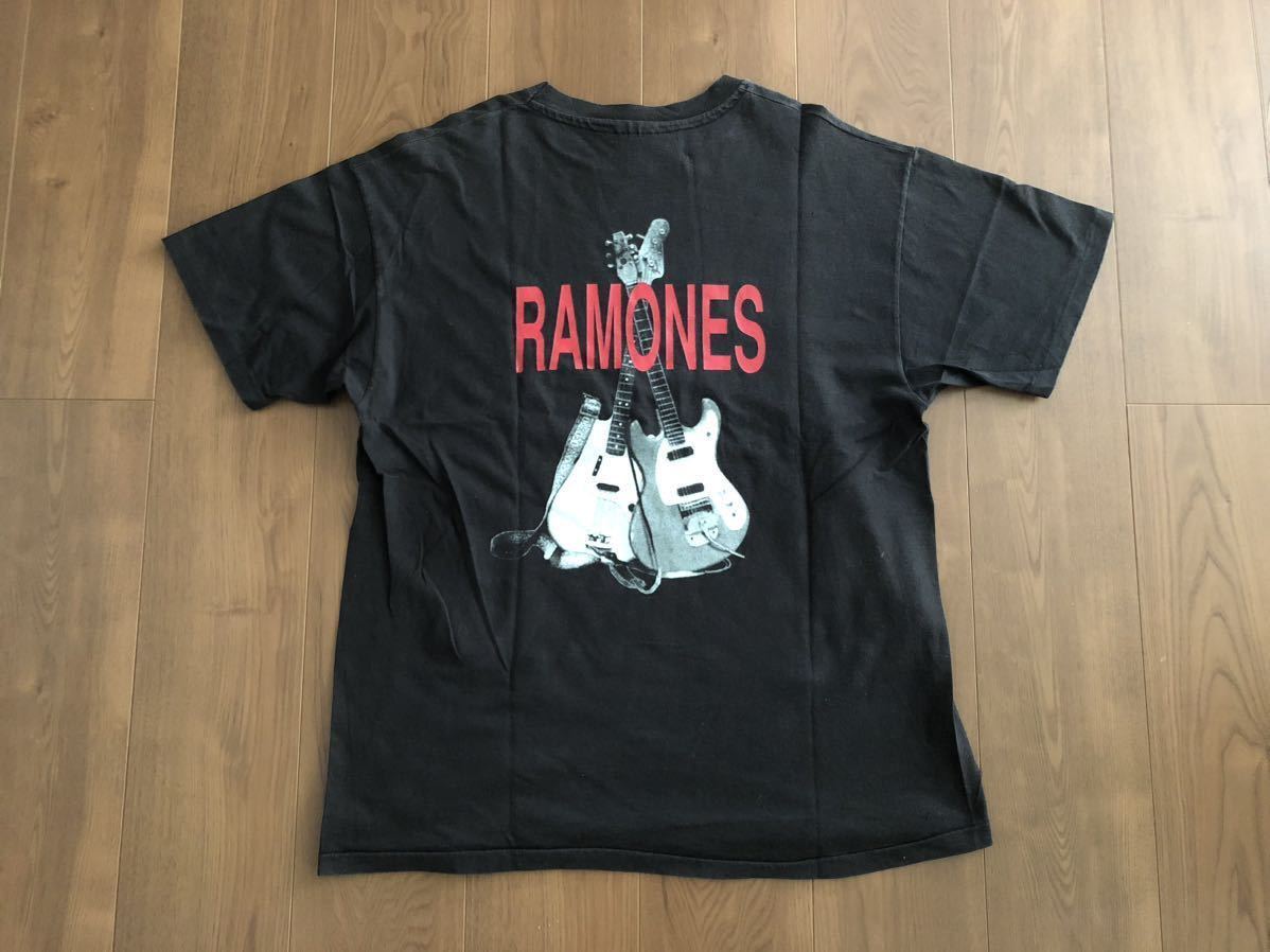 90s RAMONES ラモーンズ USA製 tシャツ XL ビンテージ ☆ 70s 80s 