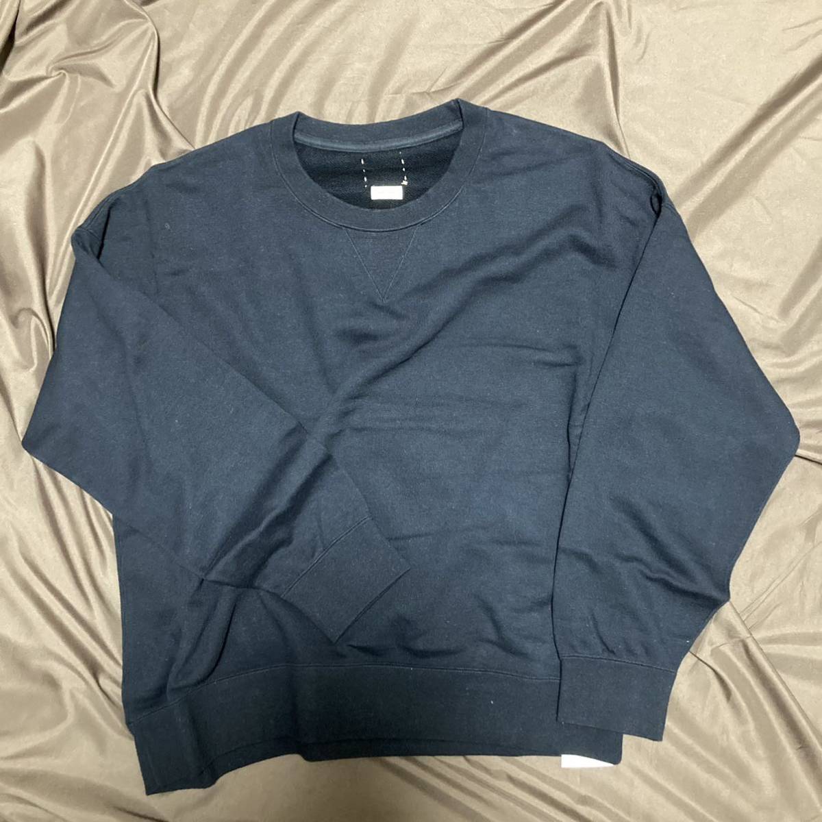 【新品未使用品】visvim CAMPUS SWEAT L/S (C/WS) 0123105010027 ビズビム スウェット ネイビー サイズ4