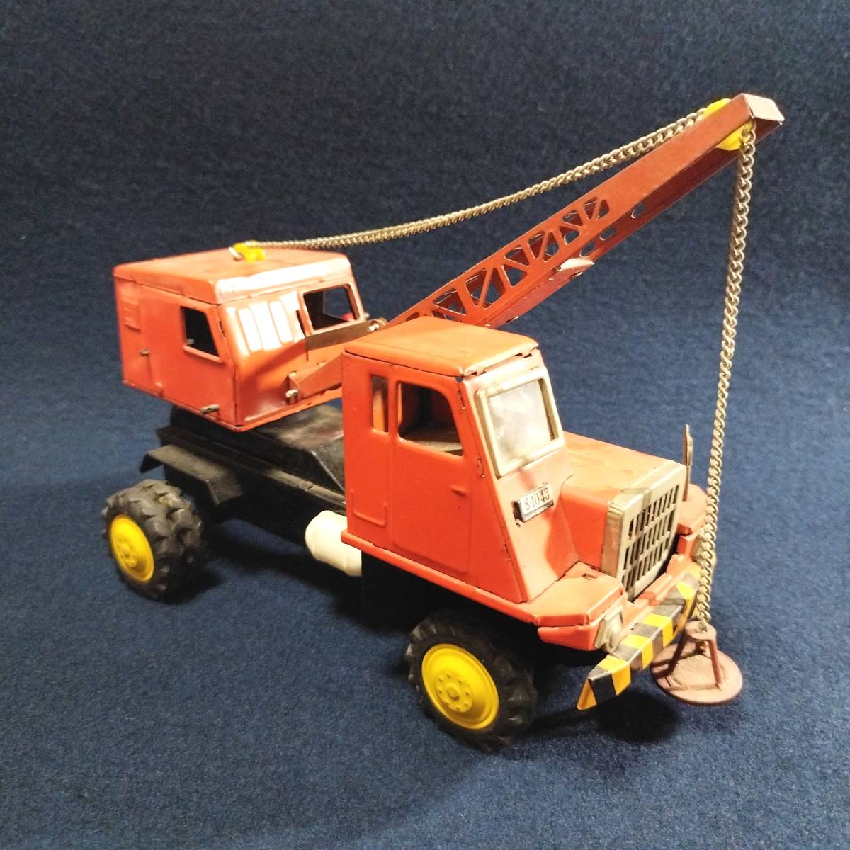 ブリキ◇野村トーイ クレーン車◇工事作用車 乗り物 玩具 おもちゃ 