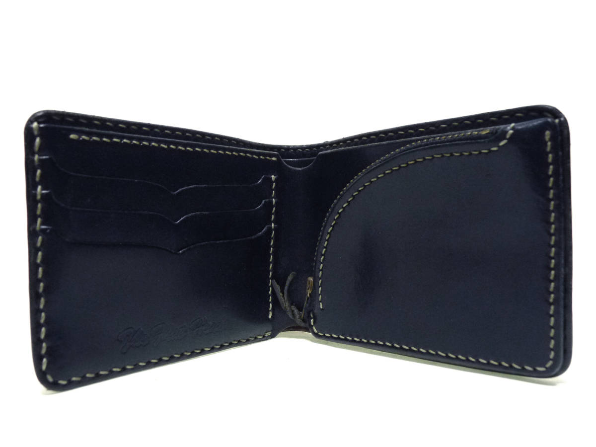 THE FLAT HEAD フラットヘッド コードバン レザー 二つ折り財布 