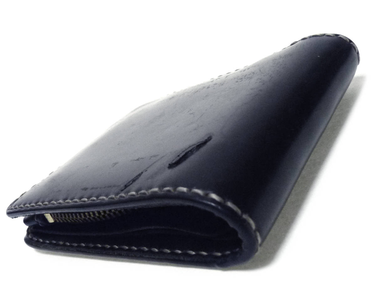 THE FLAT HEAD フラットヘッド コードバン レザー 二つ折り財布 