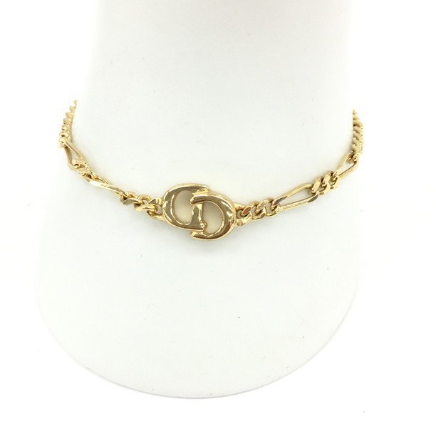 BHAI2049】Christian Dior ディオール ロゴ ブレスレット