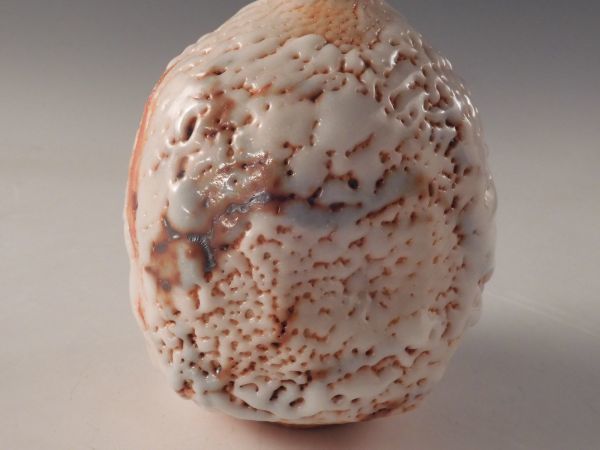 ○栄○絵志野 林 正太郎 造 徳利 酒器 共布 共箱 無傷完品 56s39(志野
