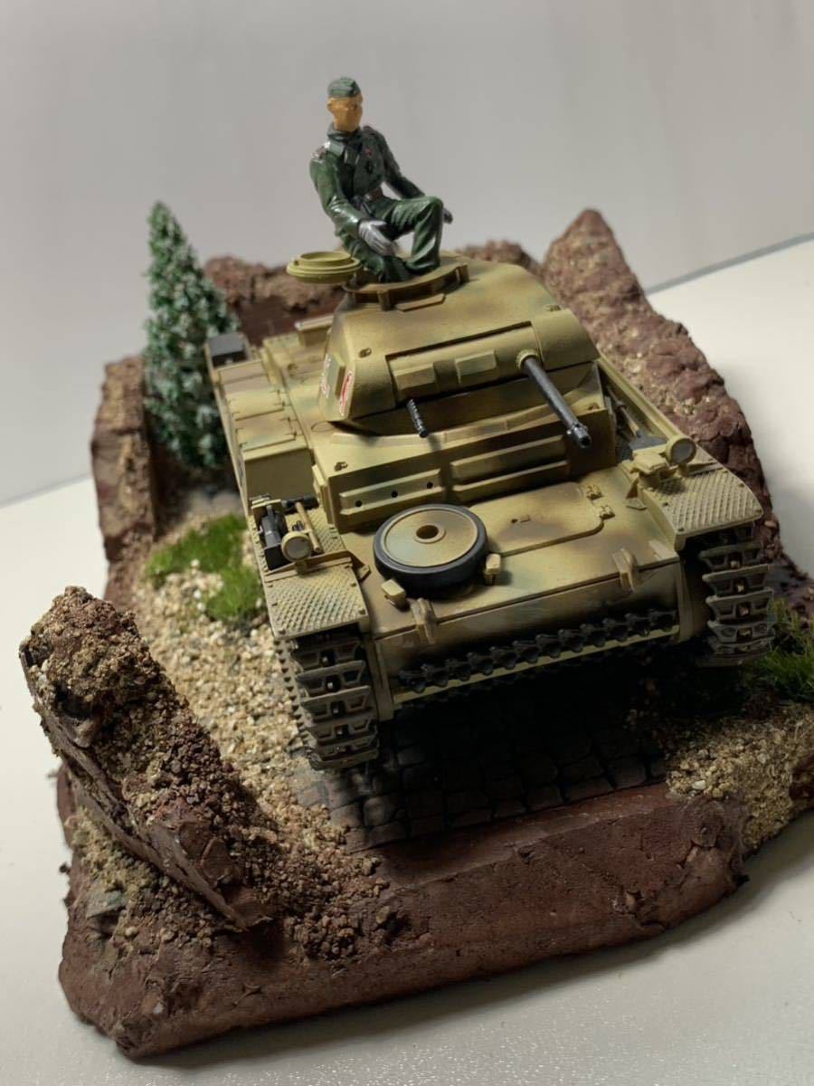 塗装完成品】タミヤ 1/35 ドイツ陸軍 II号戦車 F/G型【ジオラマベース