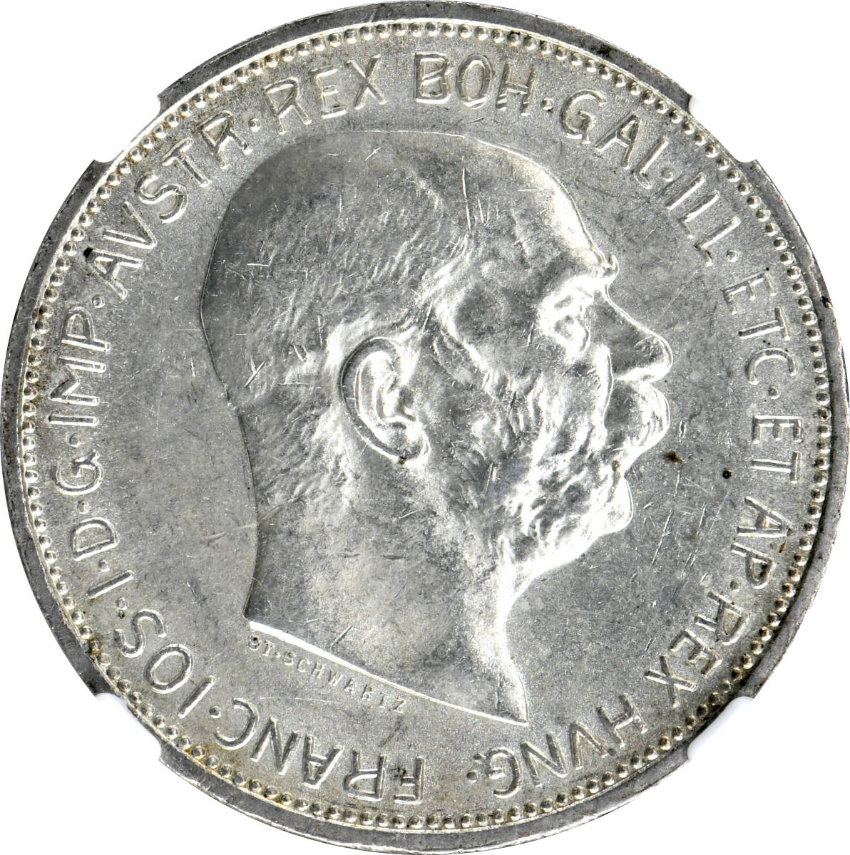 1円〜1921 オーストリア 2C銀貨 NGC MS61 未使用 世界コイン 古銭 貨幣 硬貨