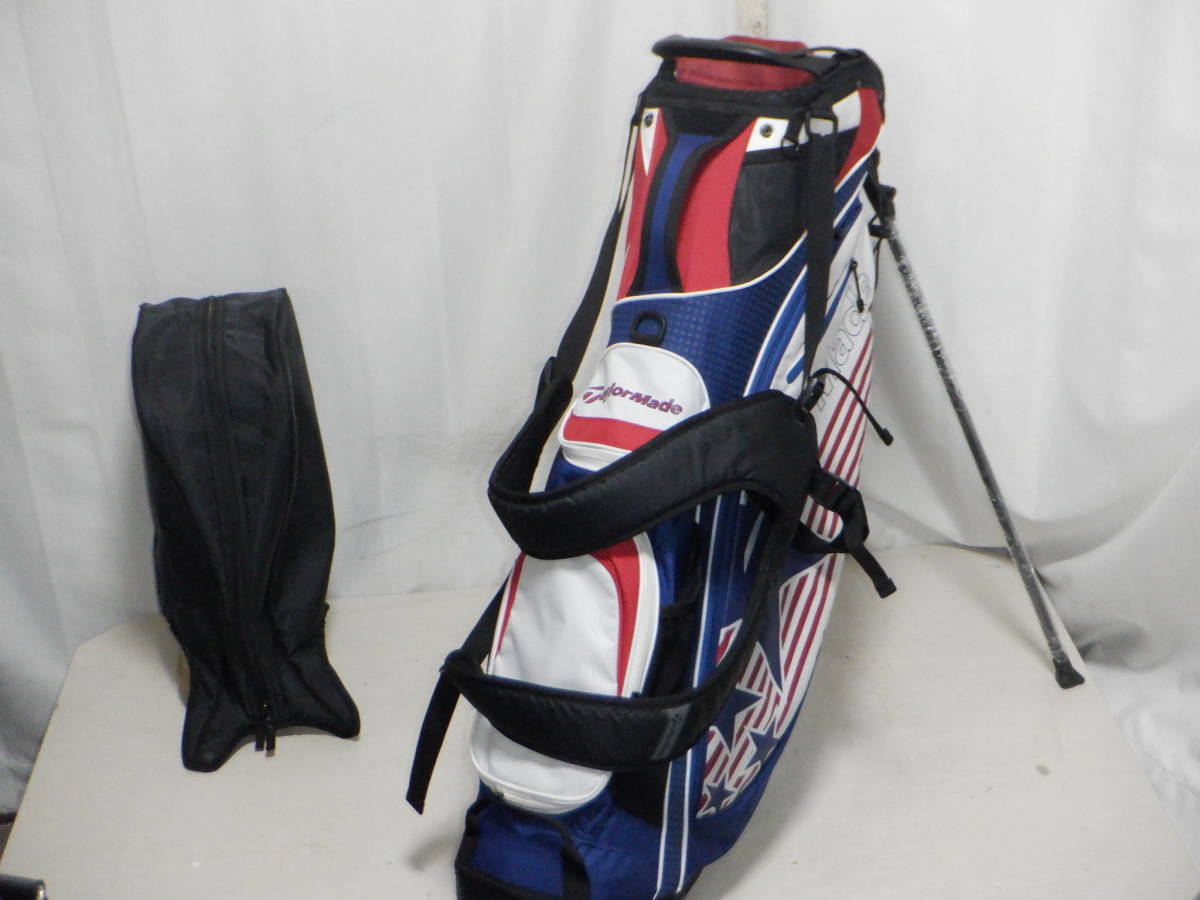 TaylorMade テーラーメード 9.0型★中古★軽量 アスリートスタンドモデル (WHxREDxBLUE)