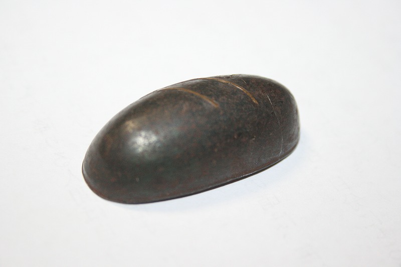 鉄地 鍔 金象嵌 時代物 武具　時代物　刀 時代物本歌名品 ・紅葉図金象嵌入り鉄地鐺！ 堅牢、風雅！ 鍔 刀