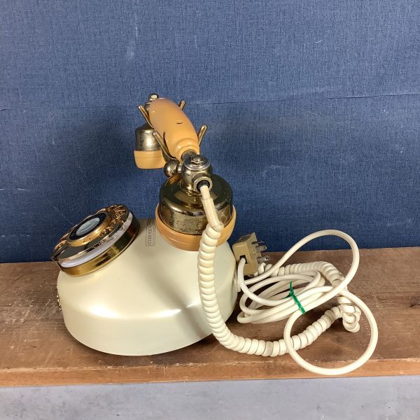 H3119【動作未確認】アンティーク. ダイヤル式電話機. 日立製作所. HIA