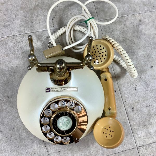 H3119【動作未確認】アンティーク. ダイヤル式電話機. 日立製作所. HIA