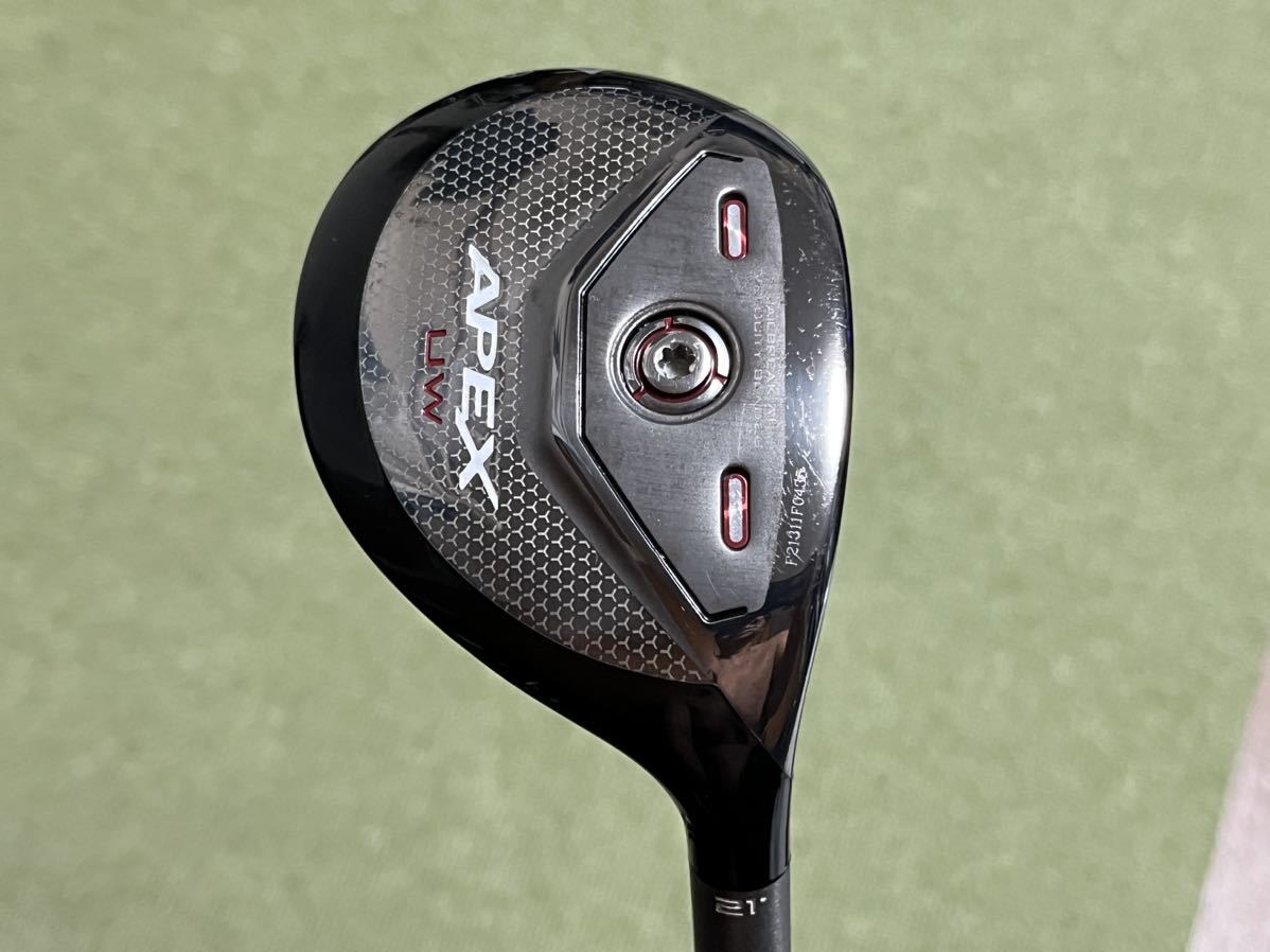 キャロウェイ APEX UW 21° VENTUS 6 (S) リシャフト品（VeloCore無し） Diamana 55 for Callaway (R) / ヘッドカバー付
