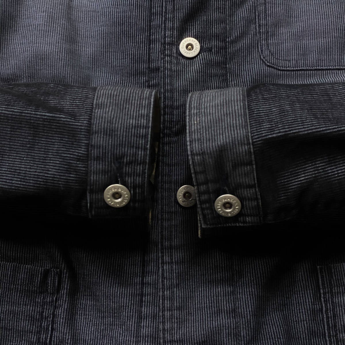 絶版極美品BURBERRY BLACKLABELデニムジャケット銀メタルボタン ノバ