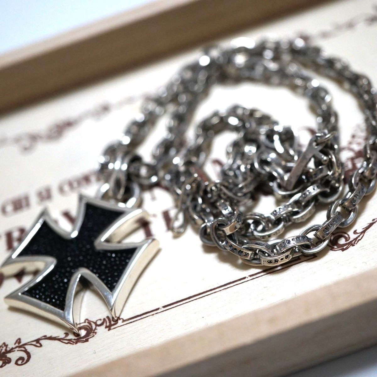 新品 ネックレス シルバー925 ペンダント 十字軍 クロス 十字架 silver 