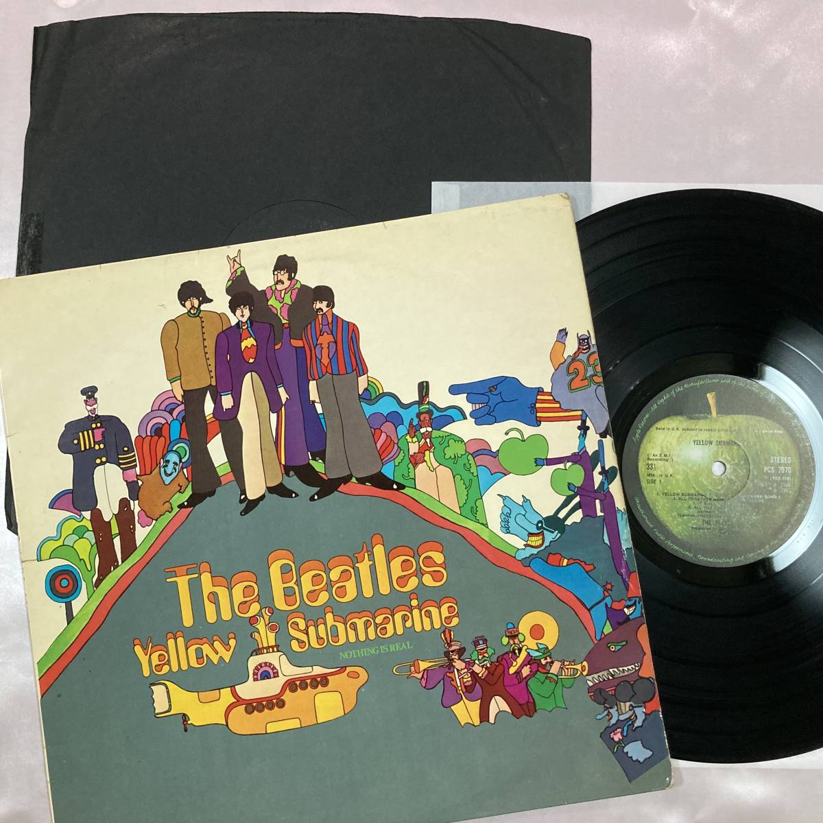 1stプレス初期盤】Sold in U.K. 赤ライン 無地フリップ マト1/1 UK盤
