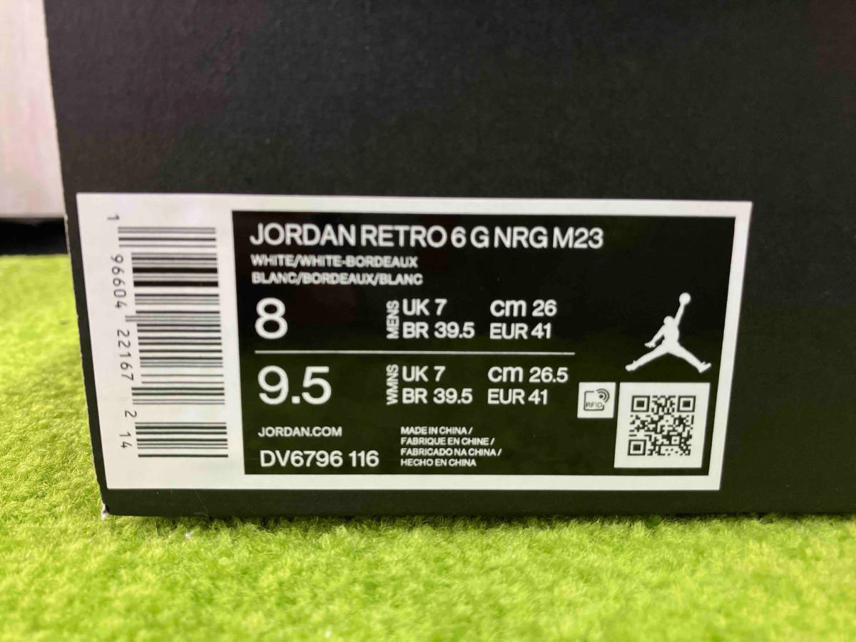 NIKE GOLF JORDAN RETRO 6G NRG M23 ジョーダン ゴルフシューズ 26cm 
