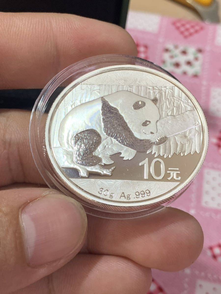 中国パンダ銀貨 大型銀貨 2016年中華人民共和国パンダ10元 コイン