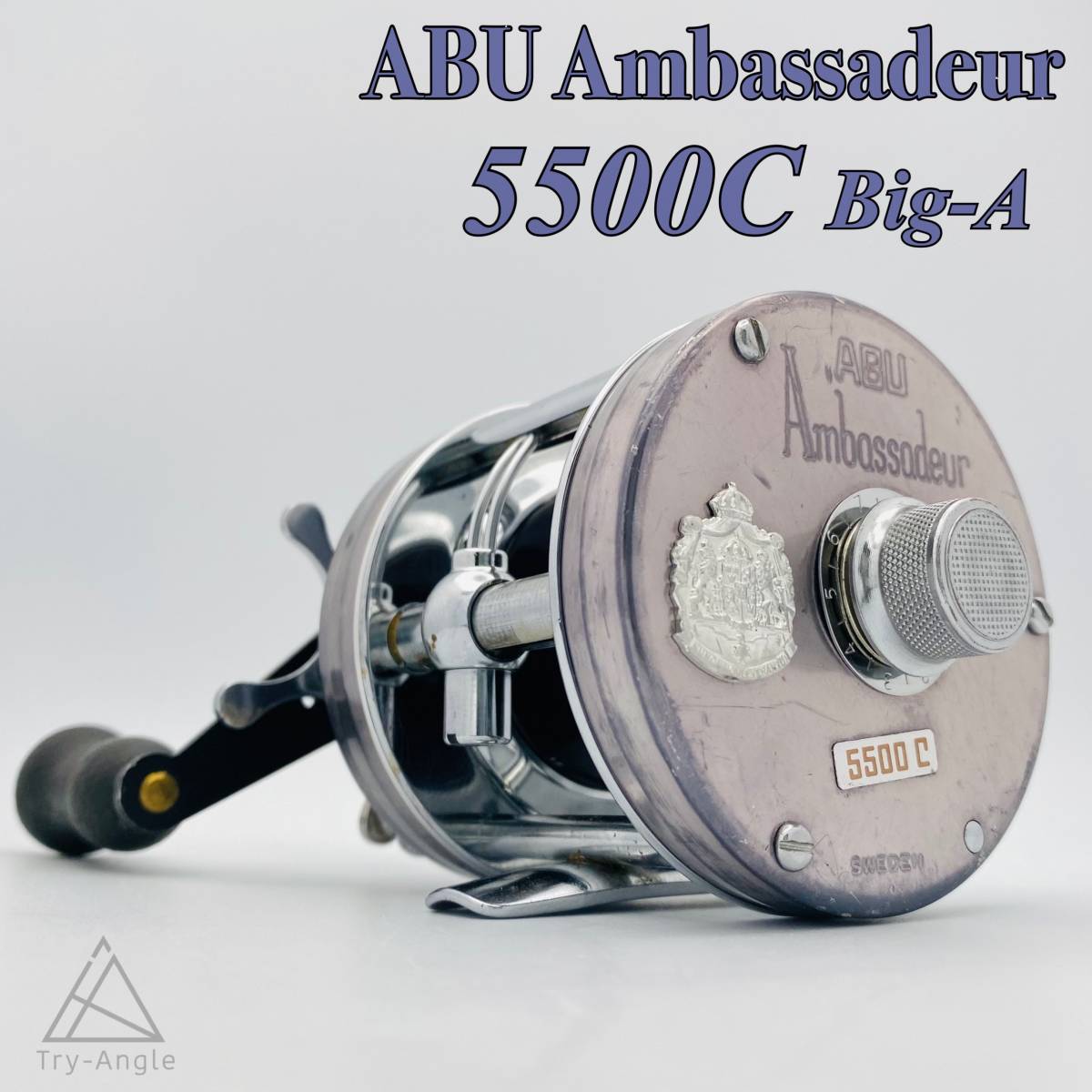 1円〜◇ABU アンバサダー 5500C【Big-A】73年◇レア 整備済 オールド