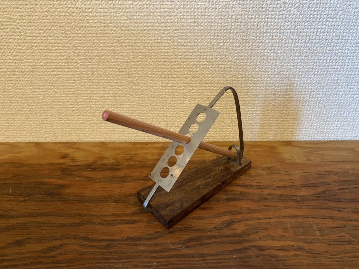 鉛筆たて　古道具　アンティーク インテリア　木製_3