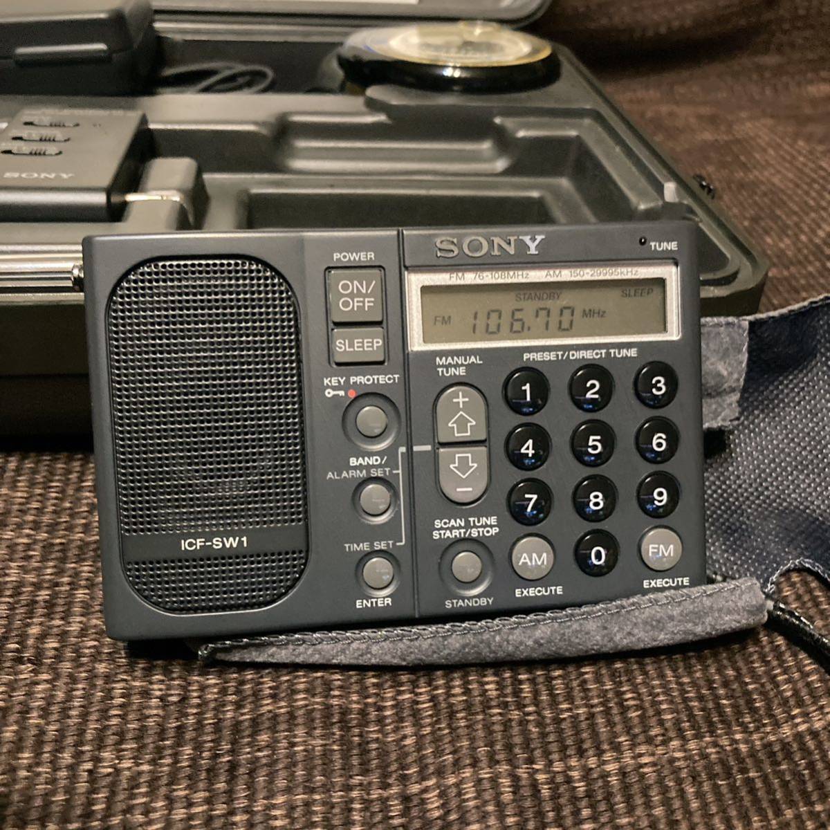 現状 SONY ソニー ICF-SW1S ポータブル マルチバンドラジオ レア（SONY  