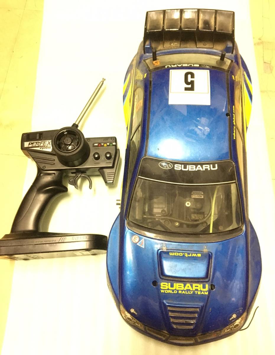 すぐ遊べるお手軽エンジンカー。調整済!京商旧GPー10改。エンジンカー
