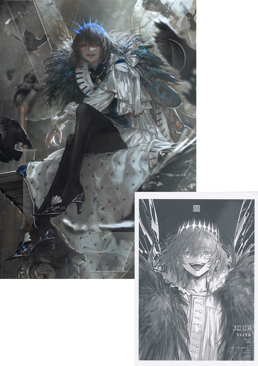 F306630010A9(秋コミ_同人セット)C101限定_ペーパー付） VOID【VLIND_FGO_オベロン_AU