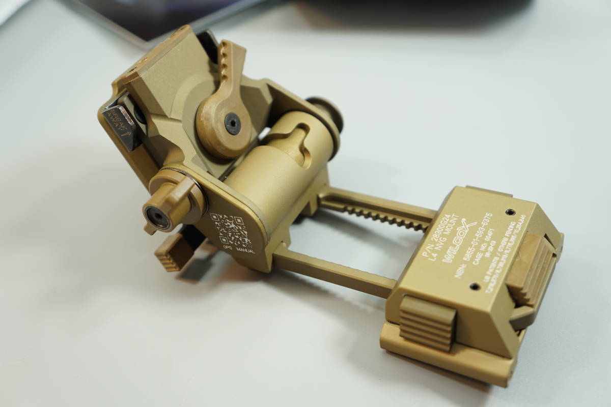 Wilcox G24 タン 最新延長型 2023年製 (Trijicon Leupold PEQ PVS PSQ ATPIAL トレポン LA5 peq15 wilcox surefire)