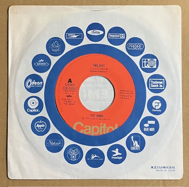 日本卸売り 激レアEP/7''・17㎝シングル/国内盤/Robbie Robertson/The