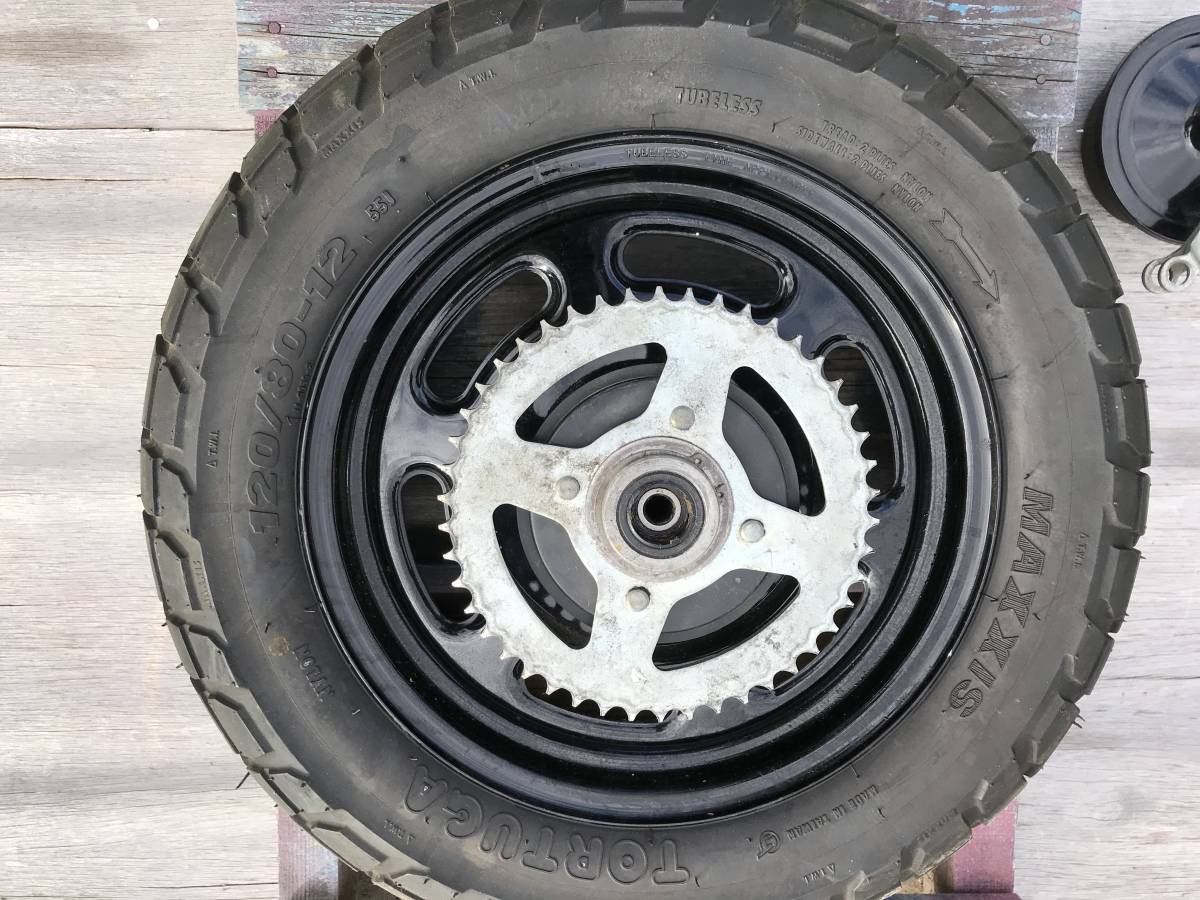 リアホイール エイプ50 エイプ50純正リア足回り 0 中古バイクパーツ