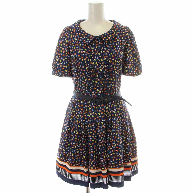 バーバリーブルーレーベル BURBERRY BLUE LABEL フレアワンピース ひざ