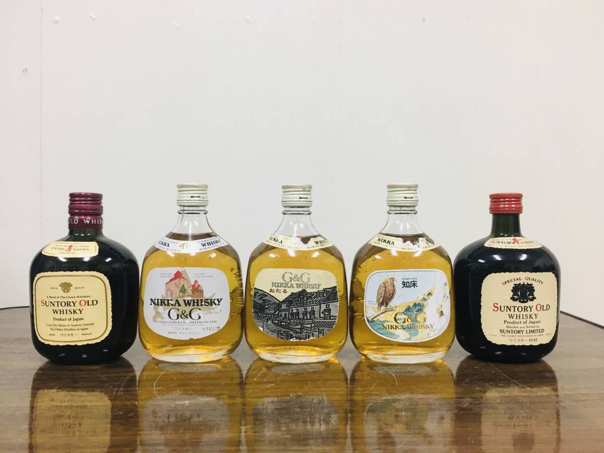 Nikka G&G，Suntory Old Whisky 5本未開栓 【公式通販】