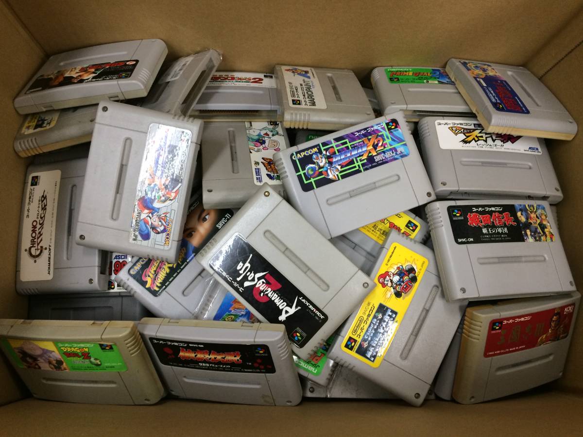 スーパーファミコン/SFC ソフト カセット 約150個 まとめ売り 動作