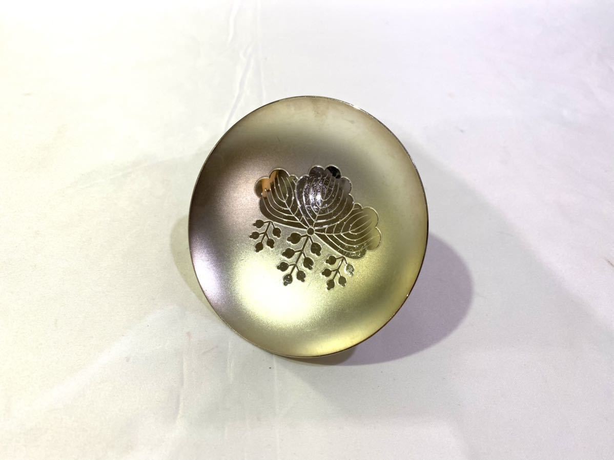 重量65g】銀製 銀盃 盃 60サイズ（98） 銀盃 銀杯 盃 銀製 三つ組杯 Zx⁄