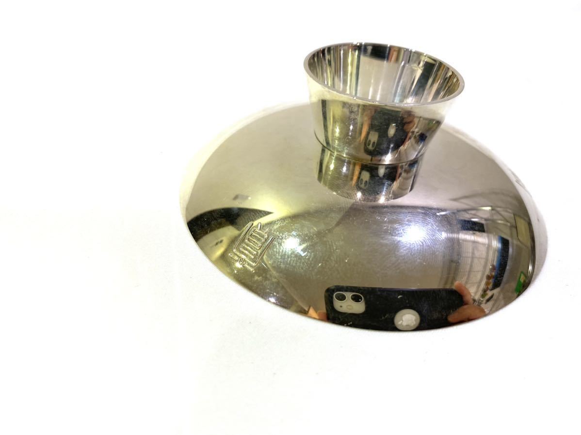 銀製 銀杯 98g 重量65g】銀製 銀盃 盃 60サイズ（98） 銀盃 銀杯 盃 銀製 三つ組杯 Zx⁄