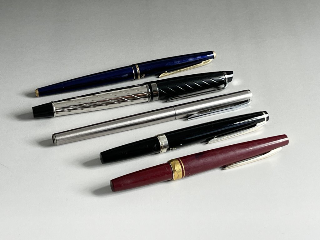 50758▽万年筆 まとめて5本 モンブラン ウォーターマン パイロット プラチナ(bonito) 筆記未確認