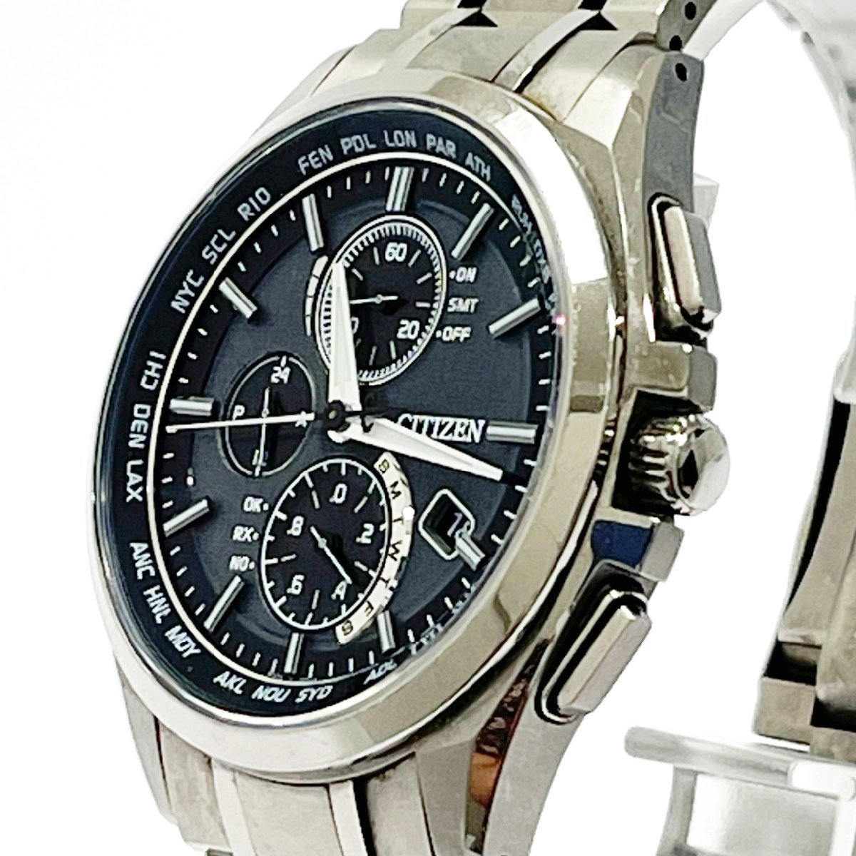 1円スタート】CITIZEN シチズン H804-T018696 アテッサ エコドライブ