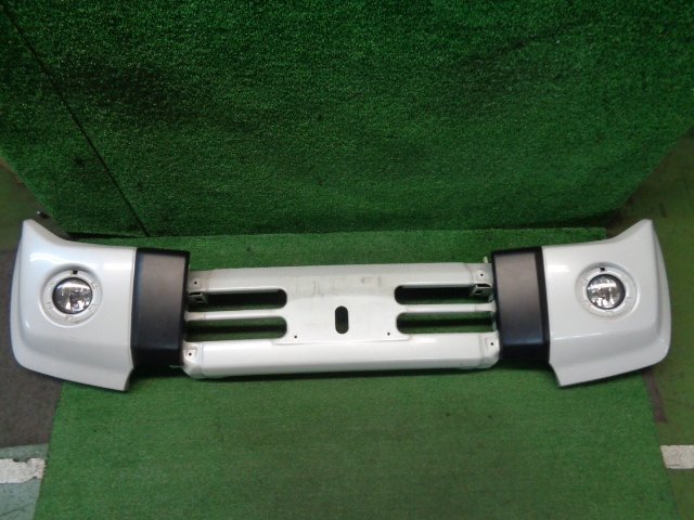 三菱 パジェロミニ H53A H58A 後期 純正 フロントバンパー　6400C285ZZ / 6400C286ZZ　カラー/W13　　2023.7.10.HT.2-I3-1　23050882