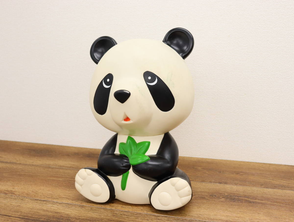 非売品 三菱銀行 パンダ 貯金箱 年代物/当時物 特大サイズ/高さ約36cm 